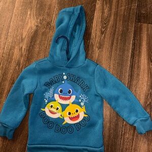 Nickelodeon Baby Shark Teal Hoodie for Kids